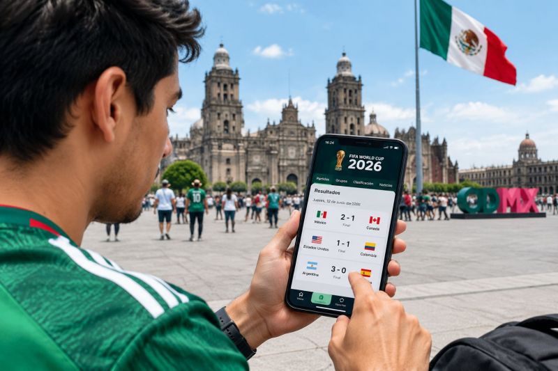 ¿Dónde consultar los resultados Mundial 2026 en Ciudad de México de forma segura?